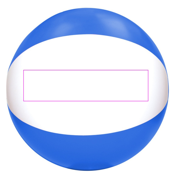 Ballon de plage de ø26 cm BERNHARD: Zone de marquage 2 · S1