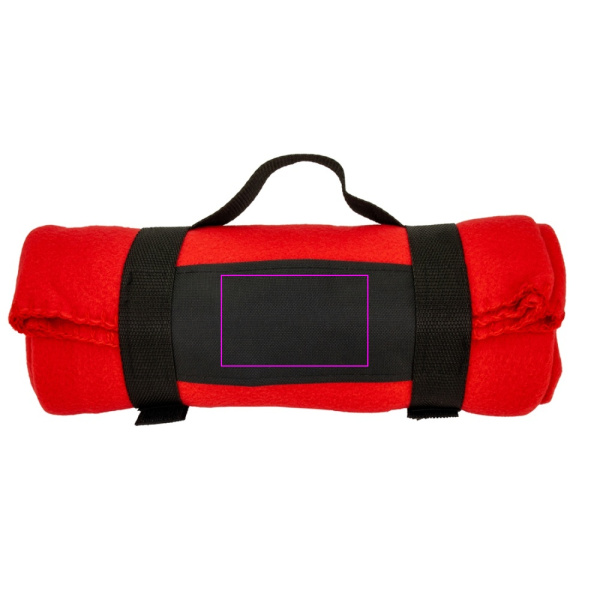 Koc polarowy GIANFRANCO 170 g/m²: Print area 2 · HF