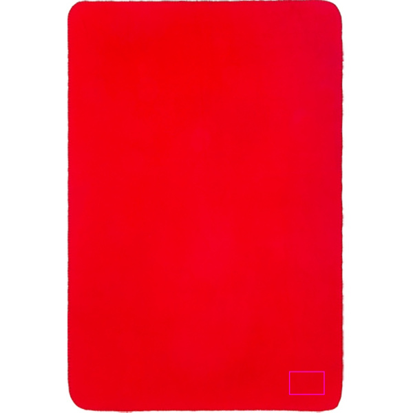 Koc polarowy GIANFRANCO 170 g/m²: Print area 5 · TT2