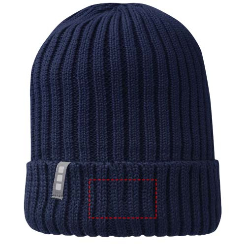 Bonnet biologique Ives: Face avant · Broderie — variante « fixed »