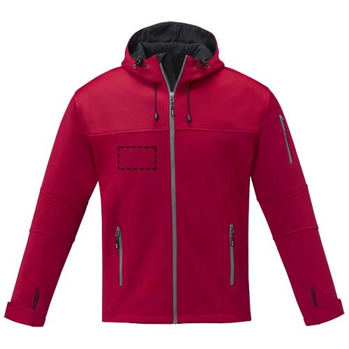 Veste softshell homme Match: Poitrine droite · Sérigraphie