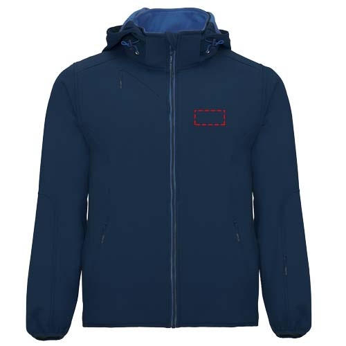 Veste softshell unisexe Siberia: Poitrine gauche · Transfert