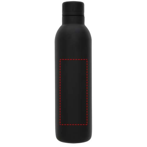 Thor – bouteille d’eau 510 ml à isolation sous vide avec cuivre: Face avant · Gravure laser
