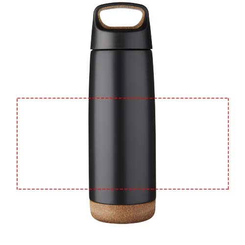Valhalla – bouteille d’eau 600 ml à isolation sous vide avec cuivre: Tout autour · Gravure laser à 360°