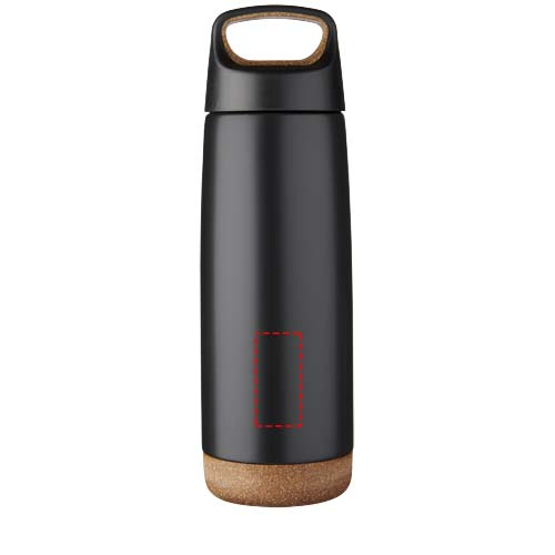 Valhalla – bouteille d’eau 600 ml à isolation sous vide avec cuivre: Face avant · Tampographie