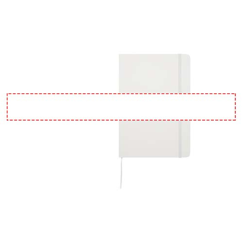 Biały notes A5 Spectrum Plus w twardej oprawie: Paper Band · Digital print paper