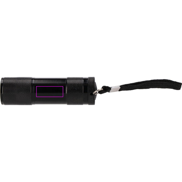 Lampe torche métallique à 9 LED DUNCAN: Zone de marquage 2 · L2
