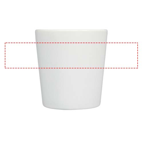 Ross — ceramiczny kubek 280 ml: Dookoła · Sitodruk obrotowy