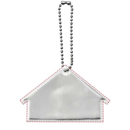 RFX™ H-12 pakabinamas PVC atšvaitas – namas: priekyje (po atspindinčiu sluoksniu)