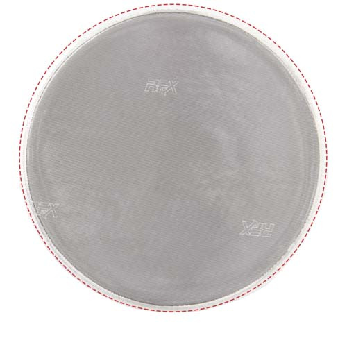 RFX™ S-09 mažas PVC atšvaito lipdukas – apskritimas: nugara (po atspindinčiu sluoksniu)