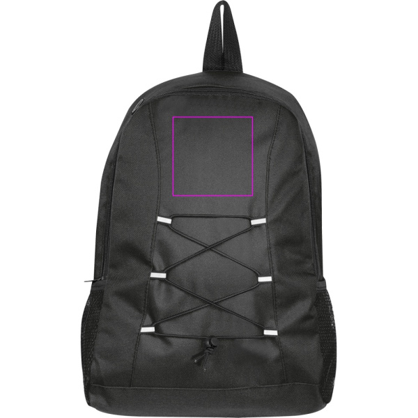 Sac à dos en polyester recyclé IRMA: Zone de marquage 1 · TT2