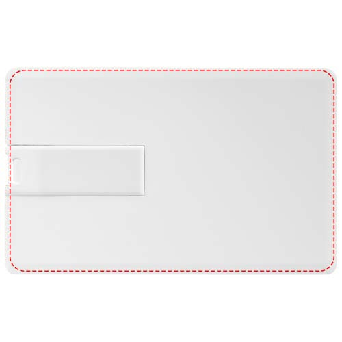 Clé USB 2 Go au format carte Slim: Face avant · Impression numérique