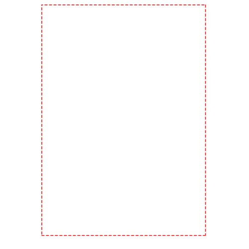 Bloc-notes A5 à couverture rabattable Desk-Mate®: Avant (portrait, collage en haut) · Lithographie en quadrichromie