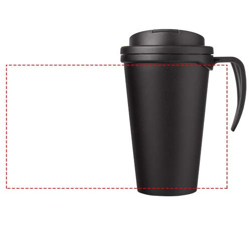 Mug 350 ml à couvercle anti-déversement Americano® Grande: Tout autour · Impression numérique à 360°