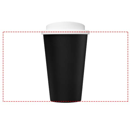 Gobelet recyclé 350 ml Americano® Eco: Tout autour · Impression numérique brillante