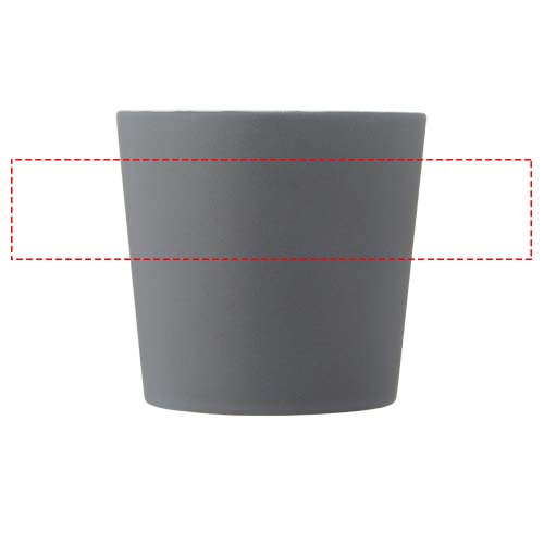 Mug en céramique 370 ml à finition mate Cali: Tout autour · Sérigraphie circulaire