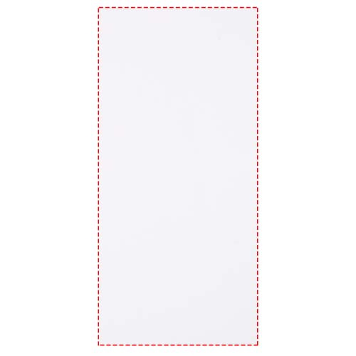 Bloc-notes recyclé 1/3 A4 Desk-Mate®: Verso des feuilles (portrait, collage à droite) · Lithographie en quadrichromie