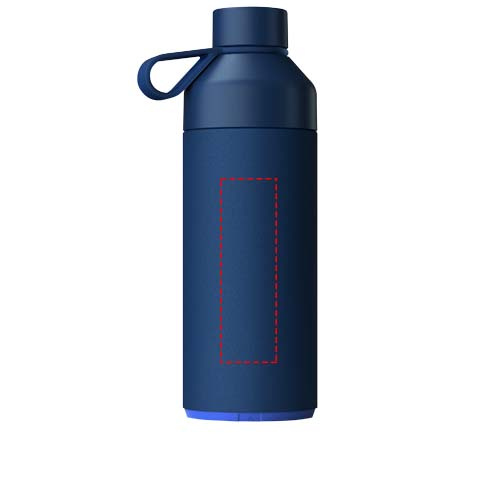 Bouteille isotherme 1 000 ml à isolation sous vide Big Ocean Bottle: Back · Laser engraving