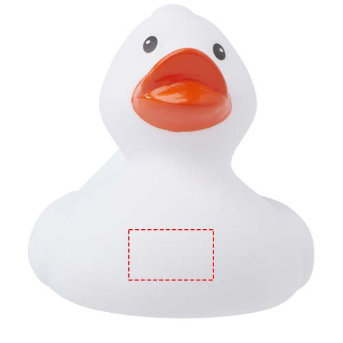 Canard antistress Quack: Face avant · Tampographie