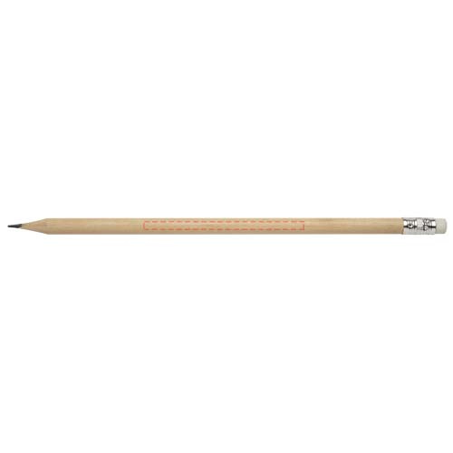 Crayon avec gomme Graffo: Corps du produit · Tampographie