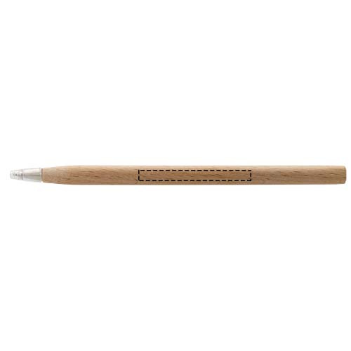 Arica – stylo à bille en bois: Barrel · Padprint
