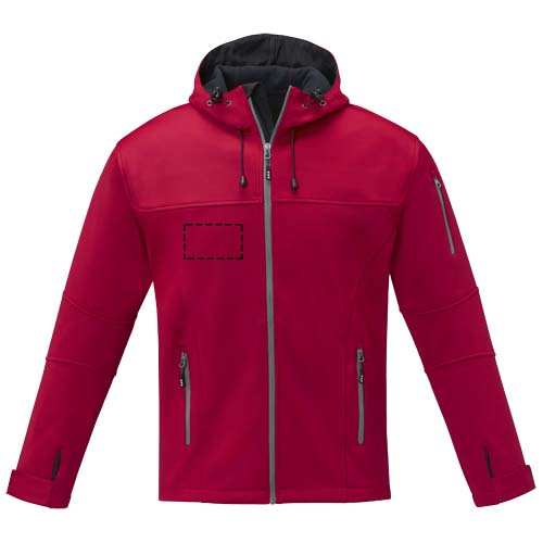 Match — męska kurtka softshell: Right chest · Transfer