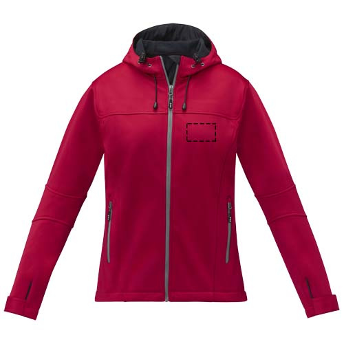 Match Softshelljacke für Damen: Left chest · Screenprint