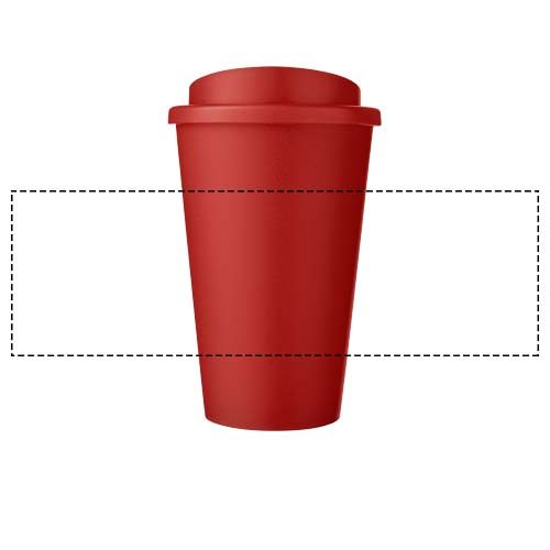 Americano® — kubek termiczny 350 ml: Dookoła · Sitodruk obrotowy