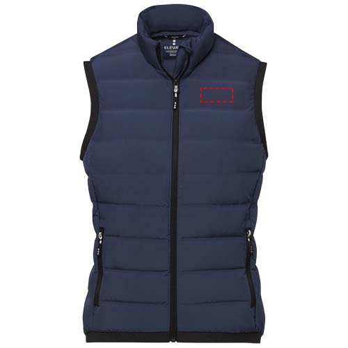 Damska kamizelka Caltha ocieplana puchem: Left chest · 3D Embroidery