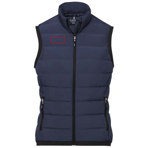 Damska kamizelka Caltha ocieplana puchem: Right chest · 3D Embroidery