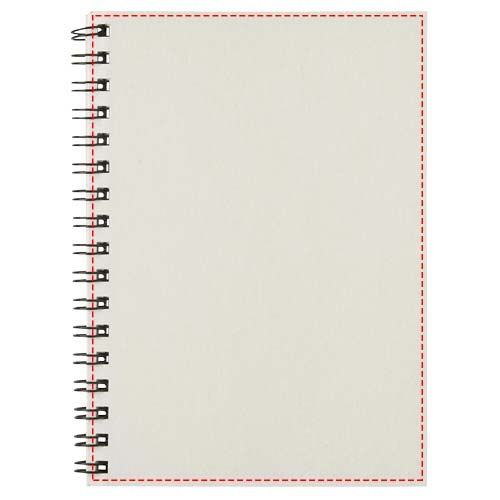 Desk-Mate® — kolorowy notes spiralny A6: Front · Digital print paper