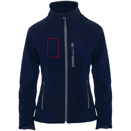 Antartida — damska kurtka softshell: Right chest · Transfer