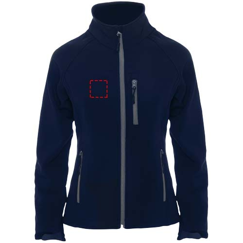 Antartida — damska kurtka softshell: Right chest · Embroidery fixed