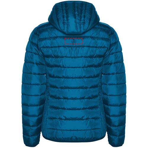 Damska kurtka ocieplana Norway: Impact upper back · Embroidery fixed