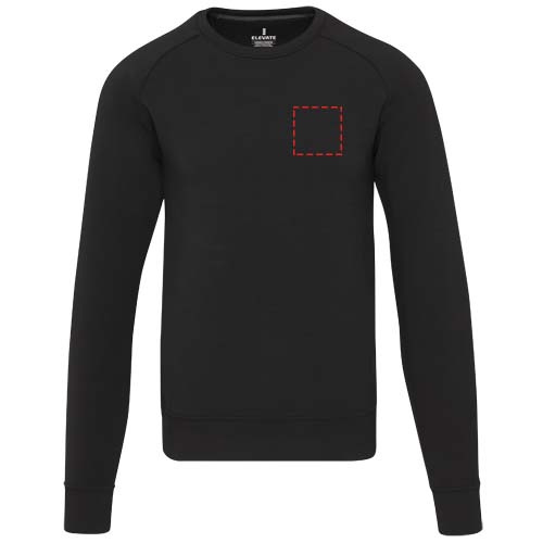 Yukon Sportpullover mit Rundhalsausschnitt und Interlock Strick Unisex: Left chest · Embroidery fixed