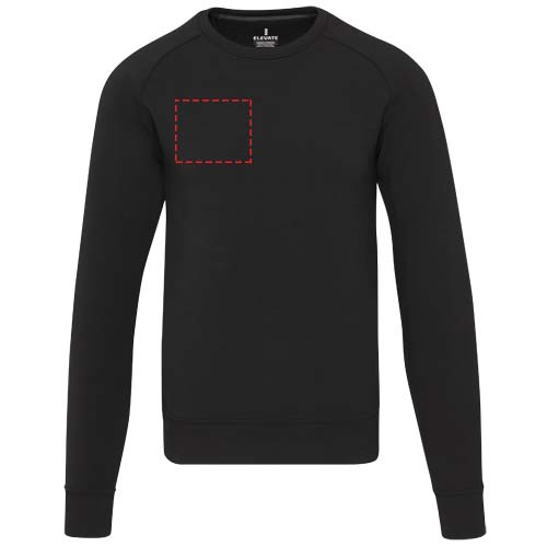 Yukon Sportpullover mit Rundhalsausschnitt und Interlock Strick Unisex: Right chest · Transfer