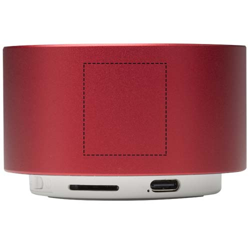 Ankaa 3W pārstrādāta alumīnija bezvadu Bluetooth® skaļrunis: Back · Padprint