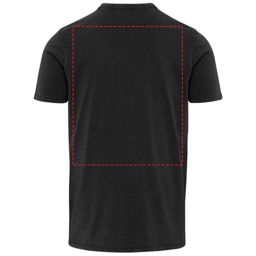 Nanaimo 160 g/m2 lühikeste varrukatega meeste T-särk: Impact upper back · Screenprint