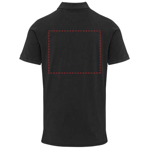 Calgary 200 g/m2 meeste polosärk: Impact upper back · DTF Transfer