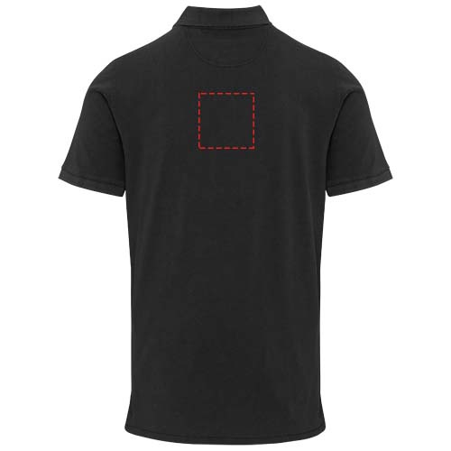 Calgary 200 g/m2 meeste polosärk: Impact upper back · Embroidery fixed