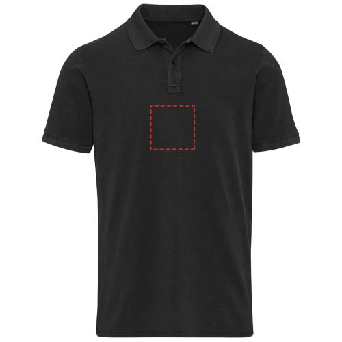 Calgary 200 g/m2 meeste polosärk: Impact full front · Embroidery fixed