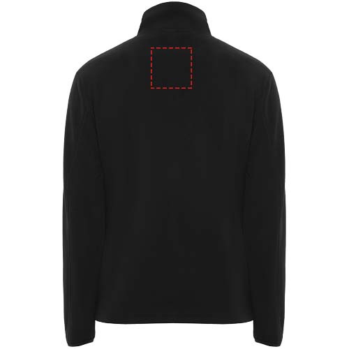 Bluza z mikropolaru unisex Terrano: Impact upper back · Embroidery fixed
