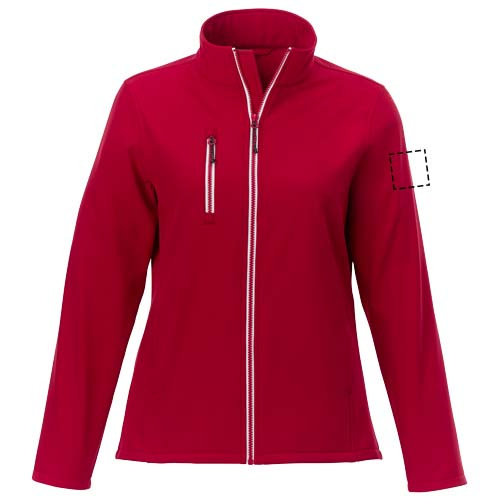 Damska kurtka softshell Orion: Left bicep · Embroidery fixed