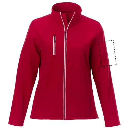 Damska kurtka softshell Orion: Left bicep · DTF Transfer