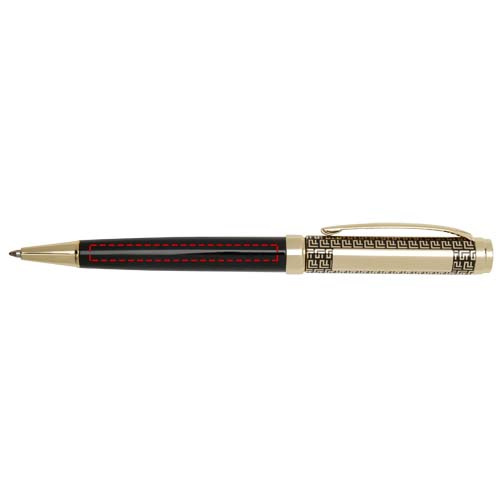 Coffret Legato avec stylo à bille et roller: Ballpoint pen barrel · Laser engraving
