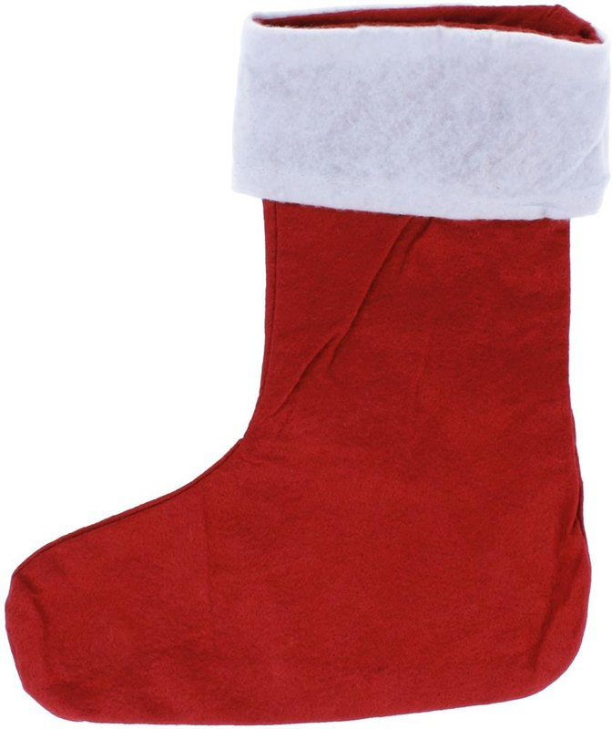 Botte de Noël: Emplacement du logo — Partie rouge: Avant