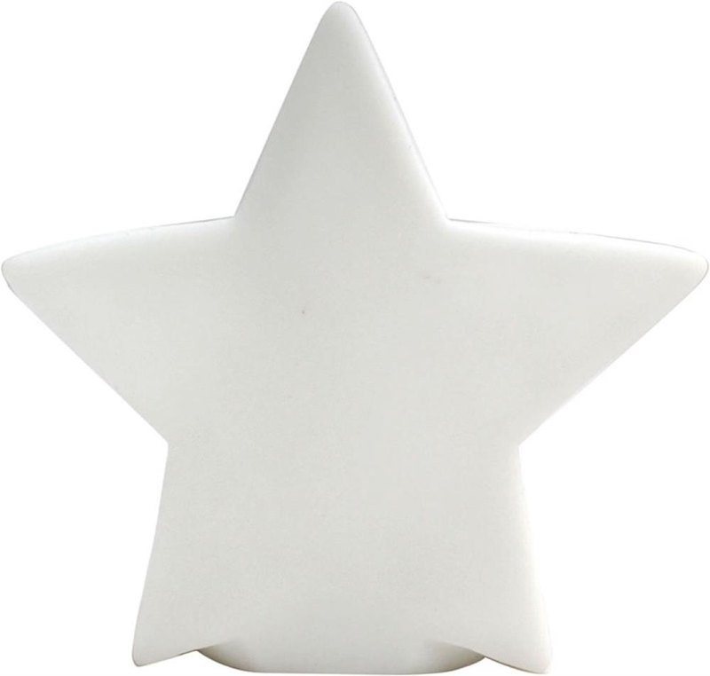 Lampe étoile à couleurs changeantes: Emplacement du logo – face avant du produit