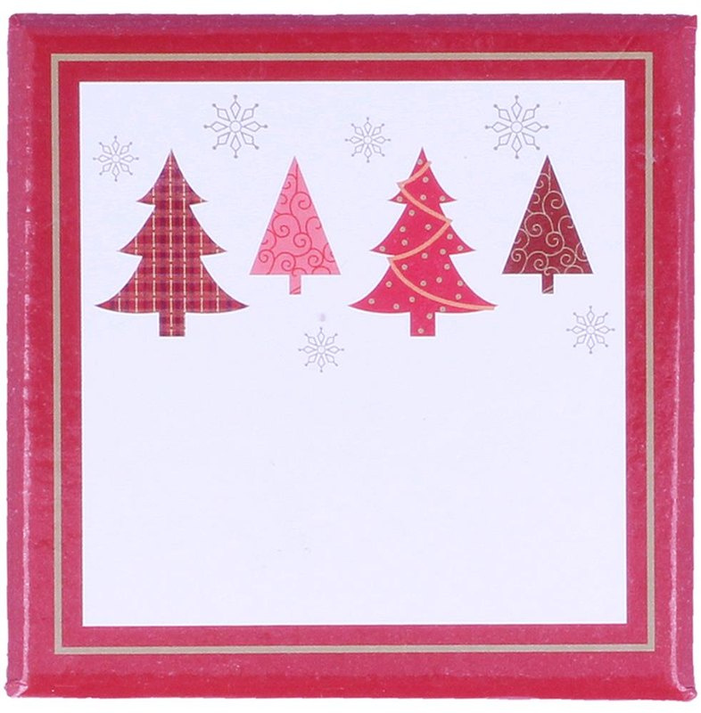 Boule de Noël en boîte cadeau: Emplacement du logo — Boîte: Dessus