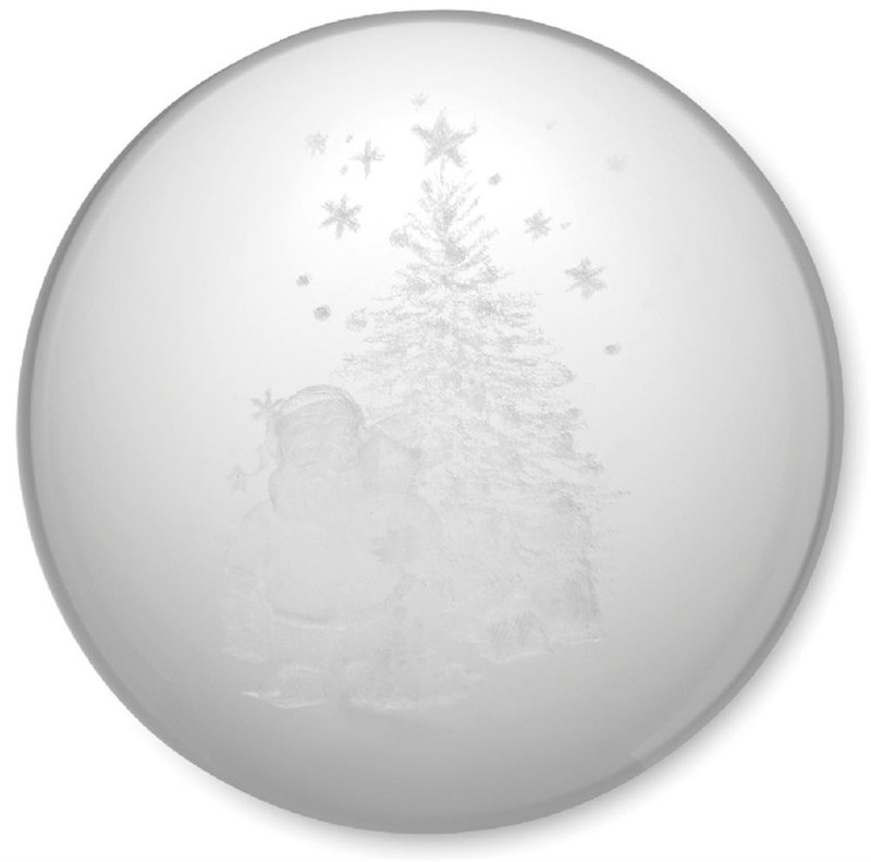 Świąteczna szklana kula LED: Logo position – ball