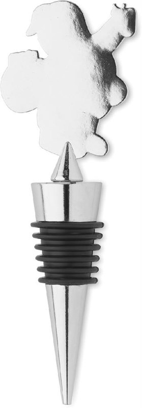 Bouchon de bouteille à motif de Noël: Emplacement du logo — Face 1 du produit: Centre